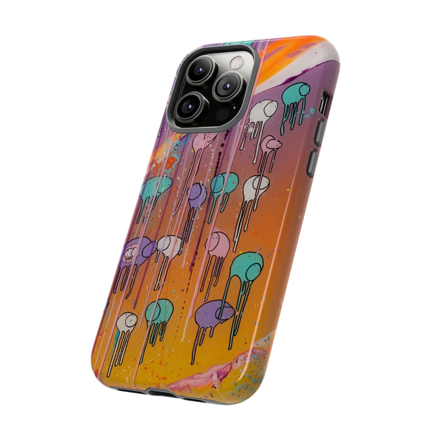 RAINING COWS "Purple Sunset with a Yellow Twist" Phone Case