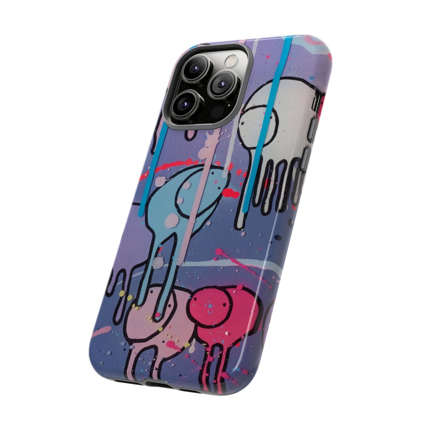 RAINING COWS "Purple Alley Streets" Phone Case