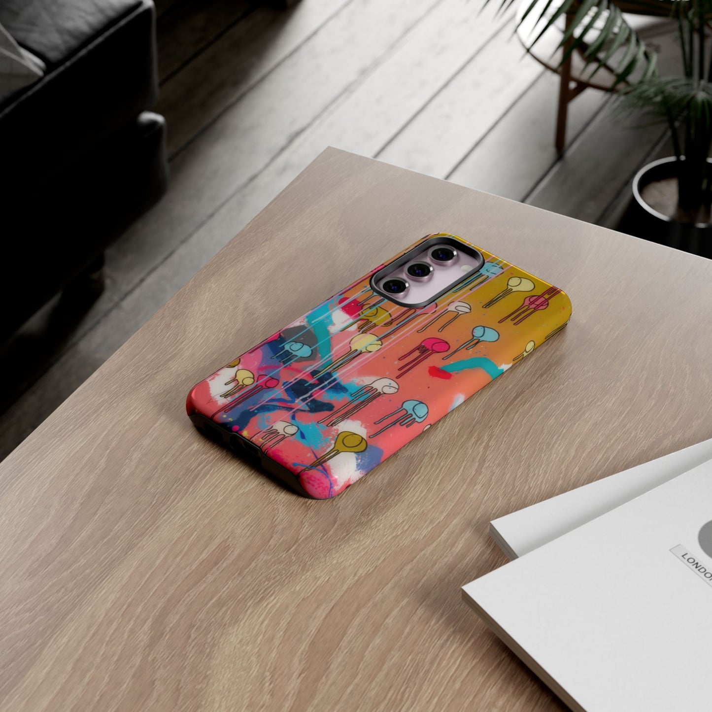 RAINING COWS "Bubble Gum Sun" Phone Case
