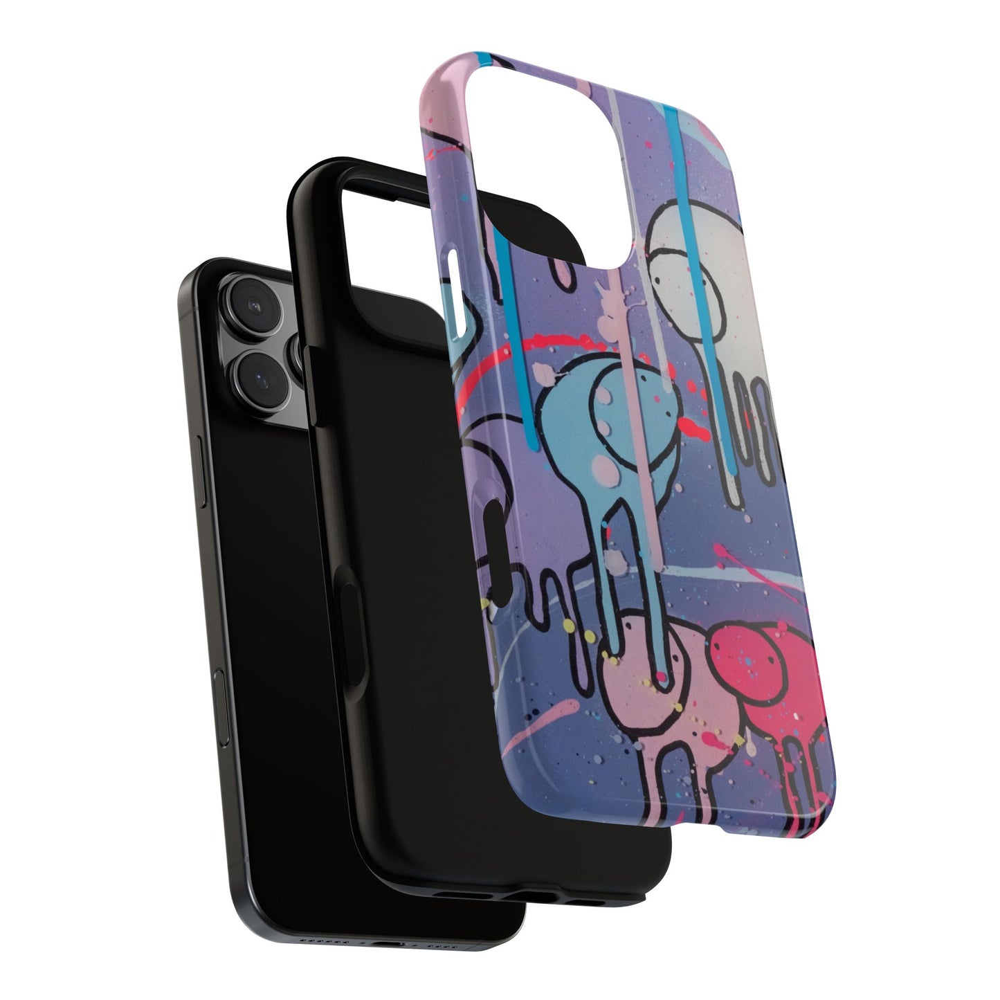 RAINING COWS "Purple Alley Streets" Phone Case