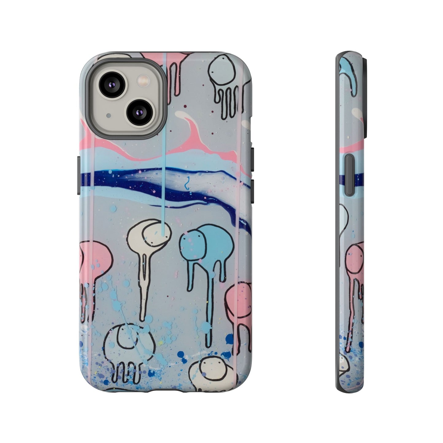 RAINING COWS "Silver Surfer" Phone Case