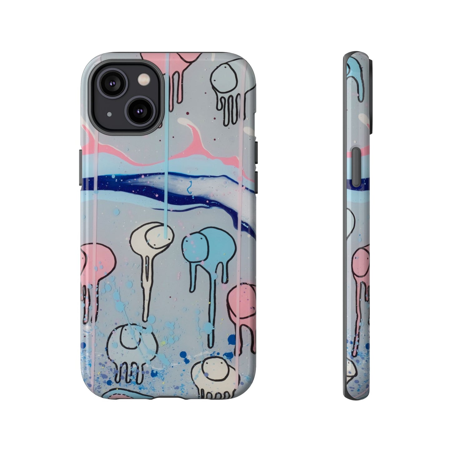 RAINING COWS "Silver Surfer" Phone Case