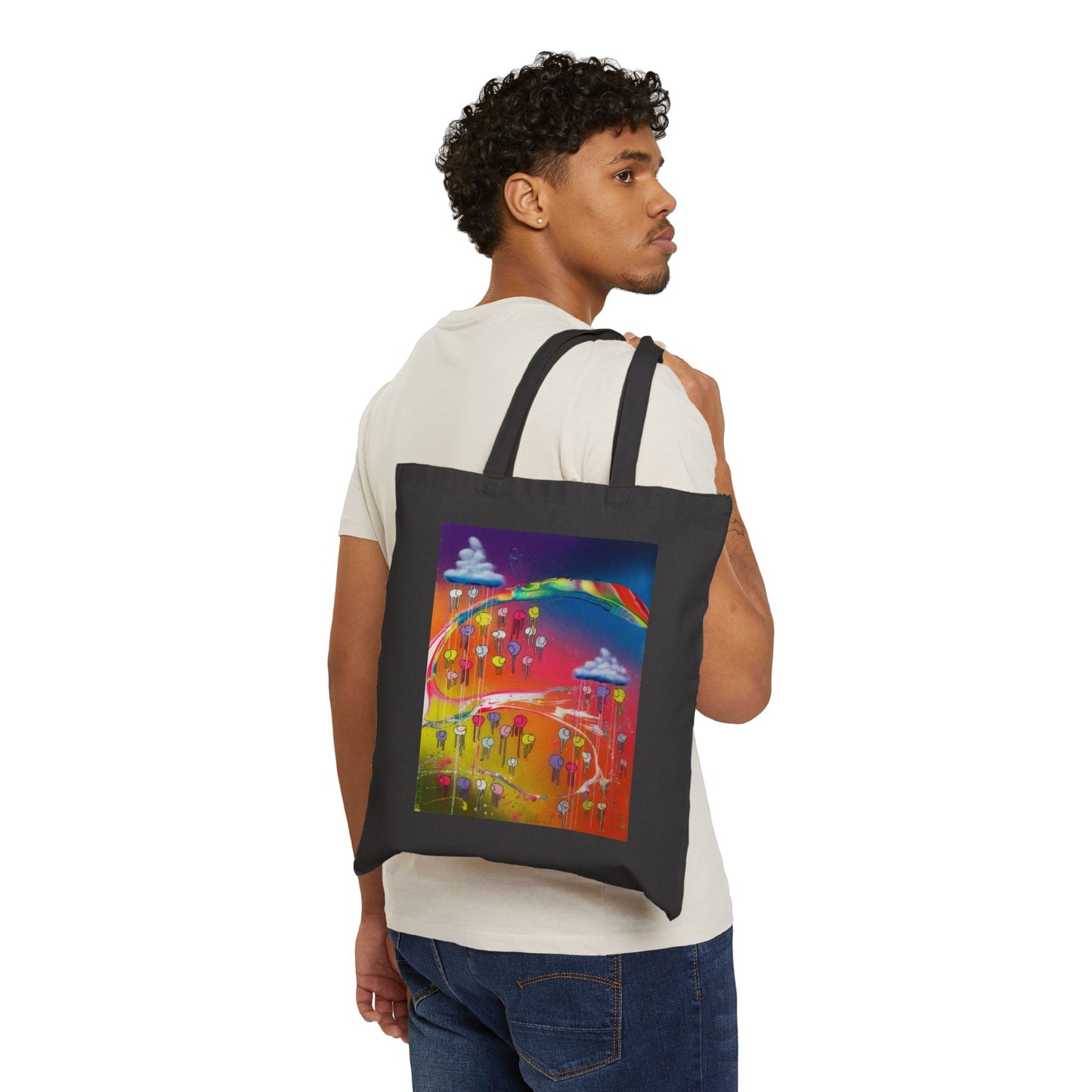 RAINING COWS "Twisted Spectrum" Tote Bag