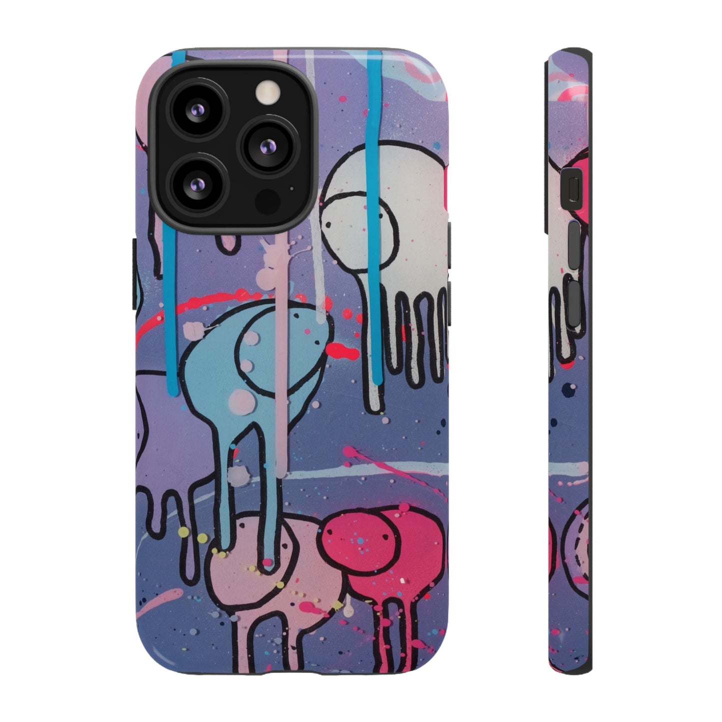 RAINING COWS "Purple Alley Streets" Phone Case