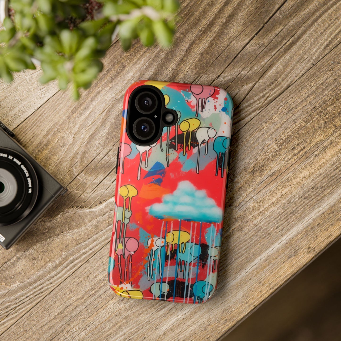 RAINING COWS "Rainbow After the Storm" Phone Case