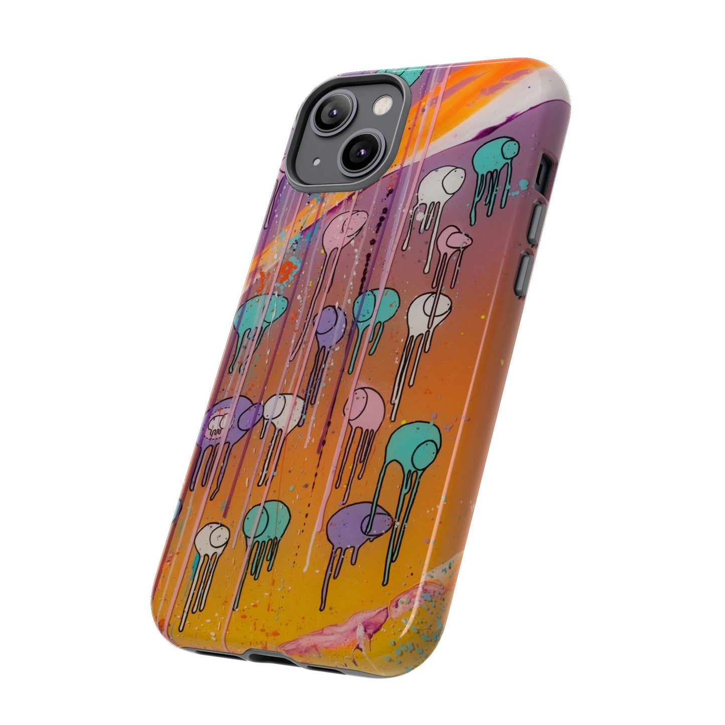 RAINING COWS "Purple Sunset with a Yellow Twist" Phone Case