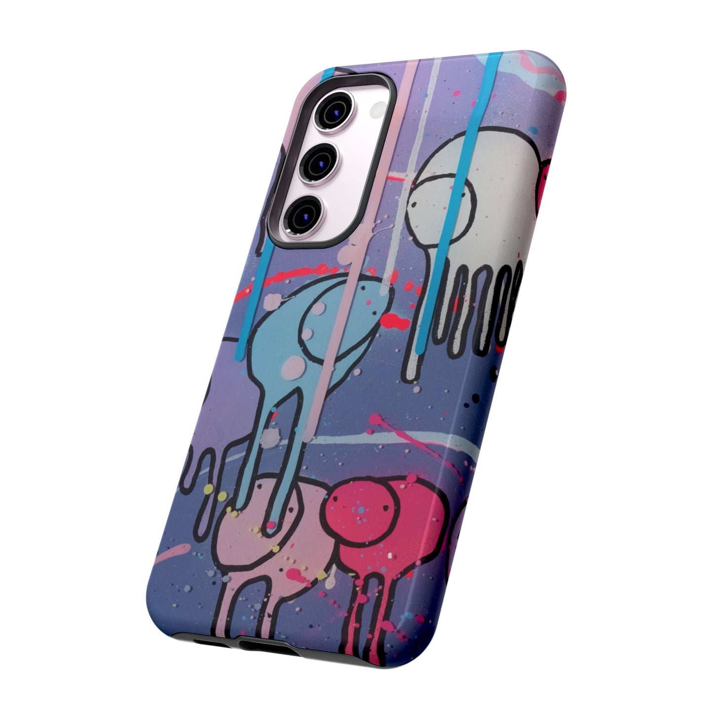 RAINING COWS "Purple Alley Streets" Phone Case