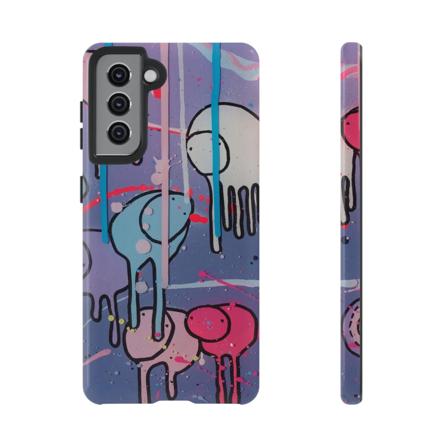 RAINING COWS "Purple Alley Streets" Phone Case