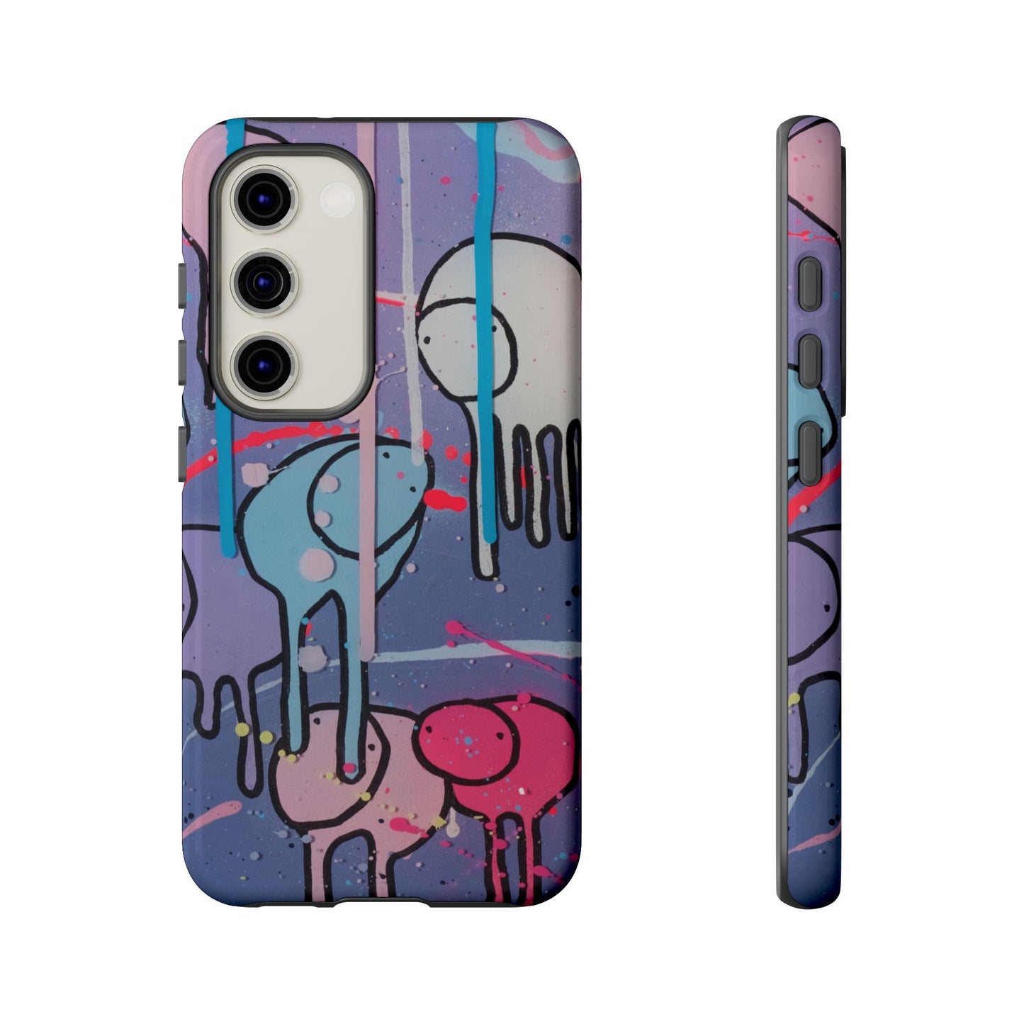 RAINING COWS "Purple Alley Streets" Phone Case