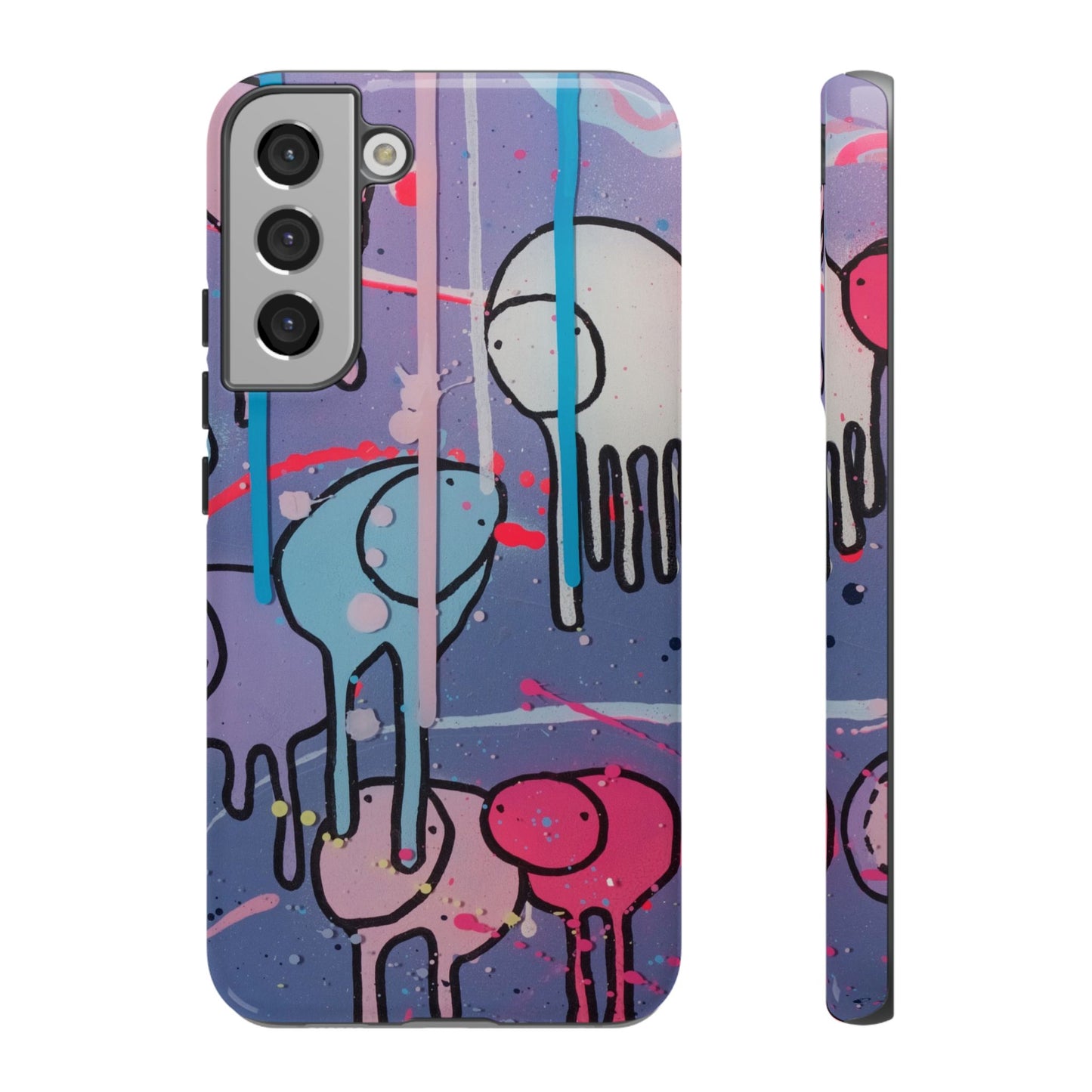 RAINING COWS "Purple Alley Streets" Phone Case
