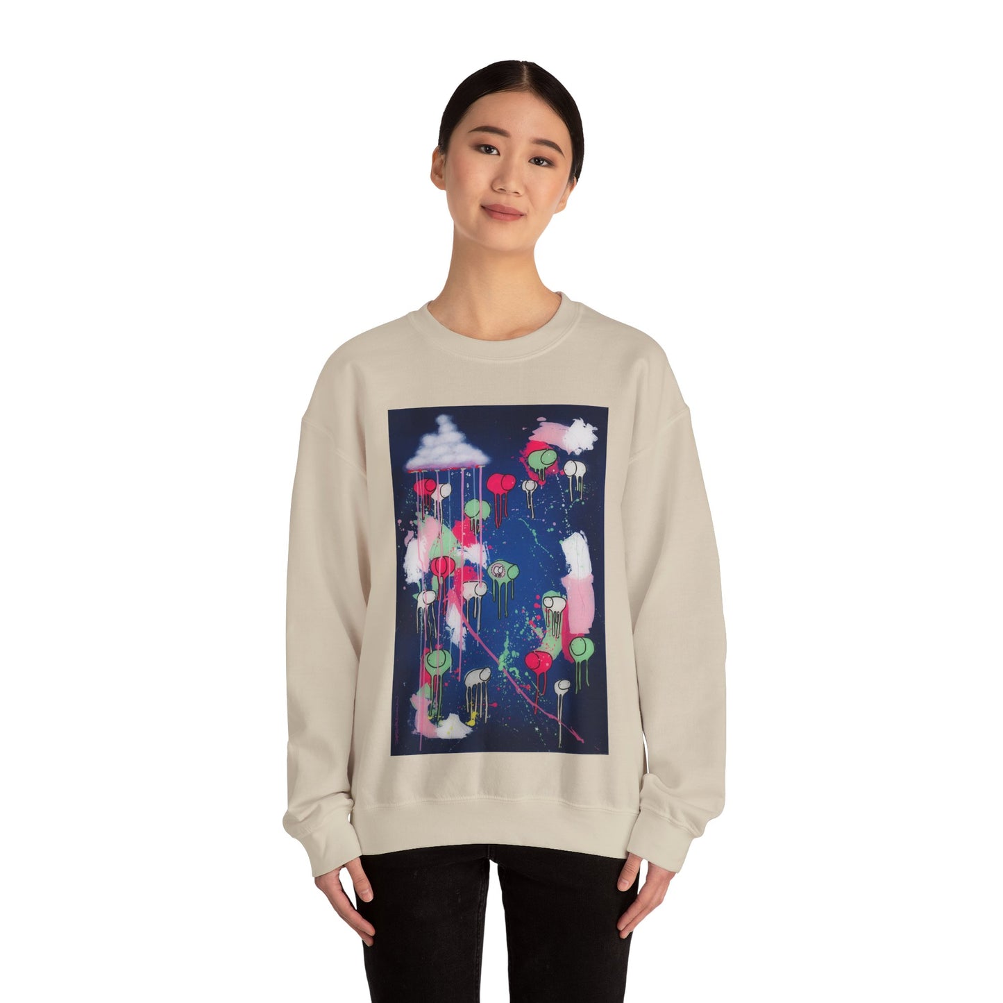 RAINING COWS "The Night Rose Thunder" Sweatshirt