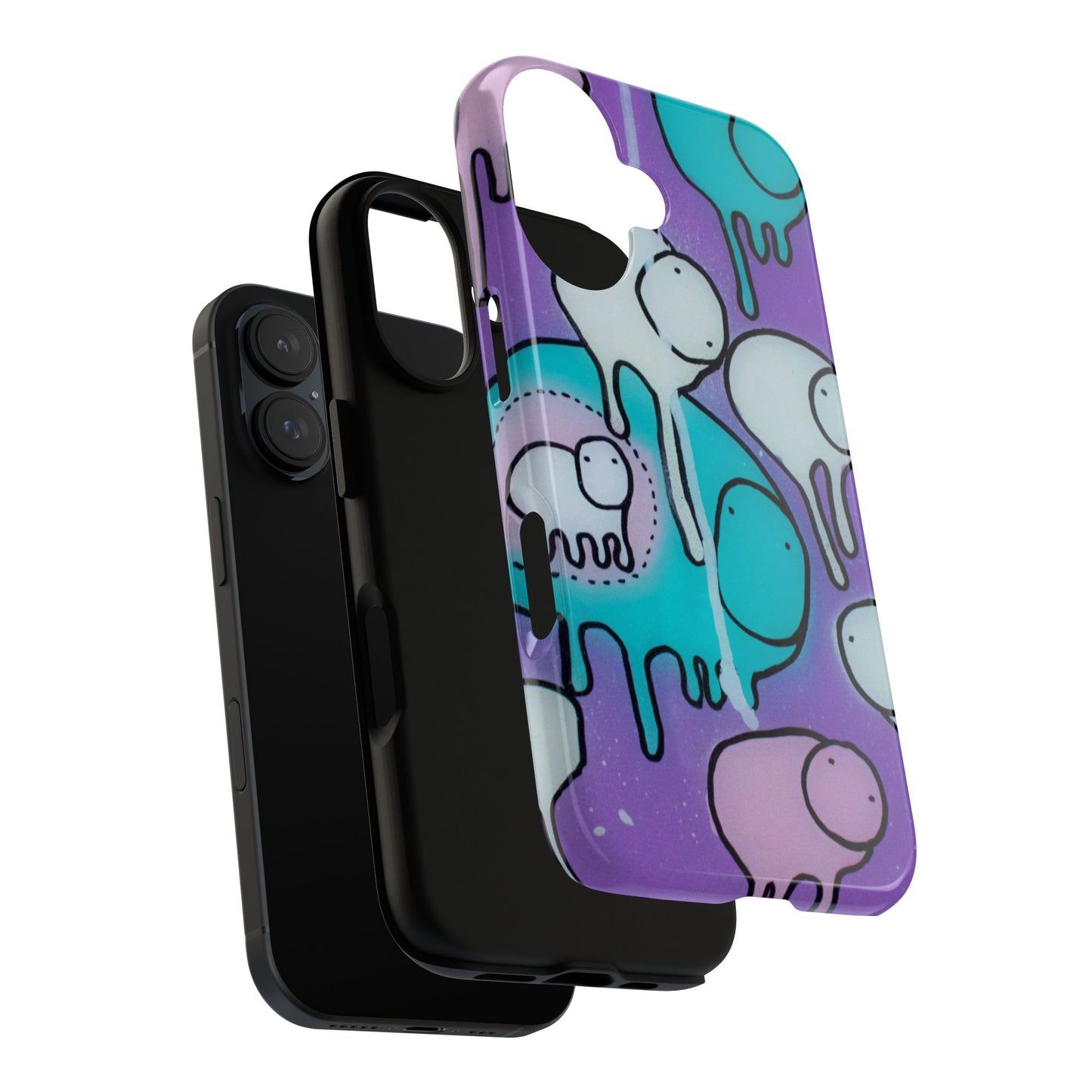 RAINING COWS "Yellow Interference" Phone Case