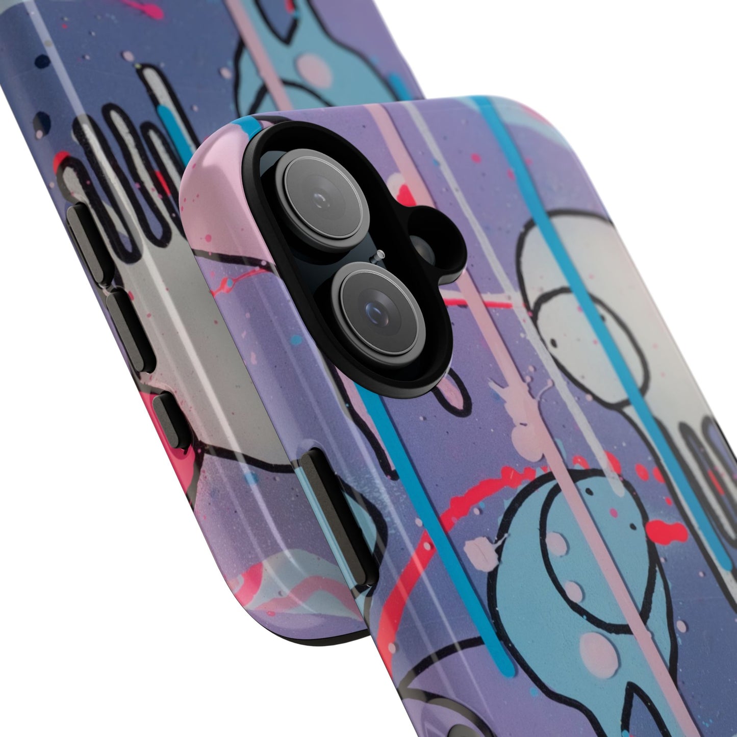RAINING COWS "Purple Alley Streets" Phone Case