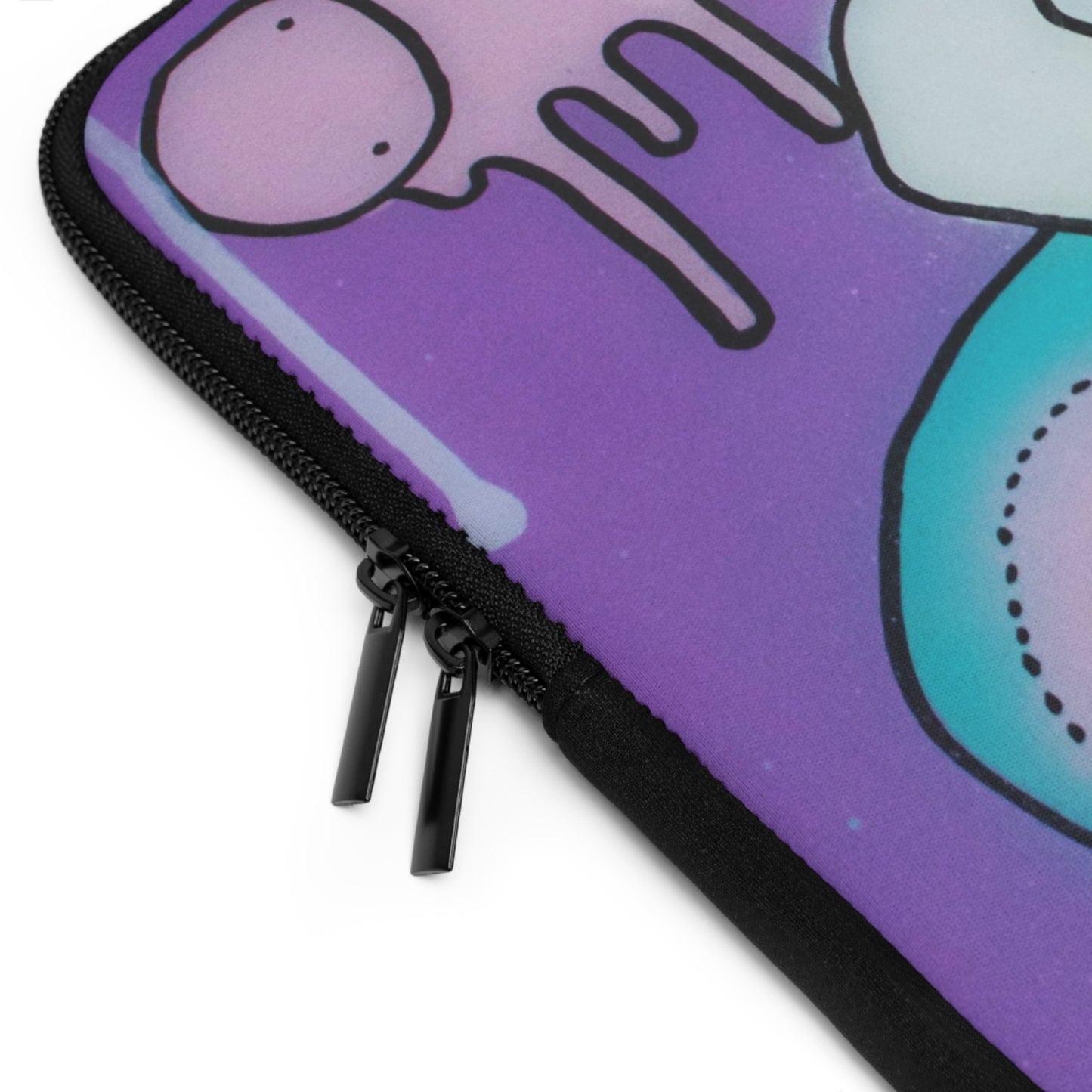RAINING COWS "Yellow Interference" Laptop Sleeve