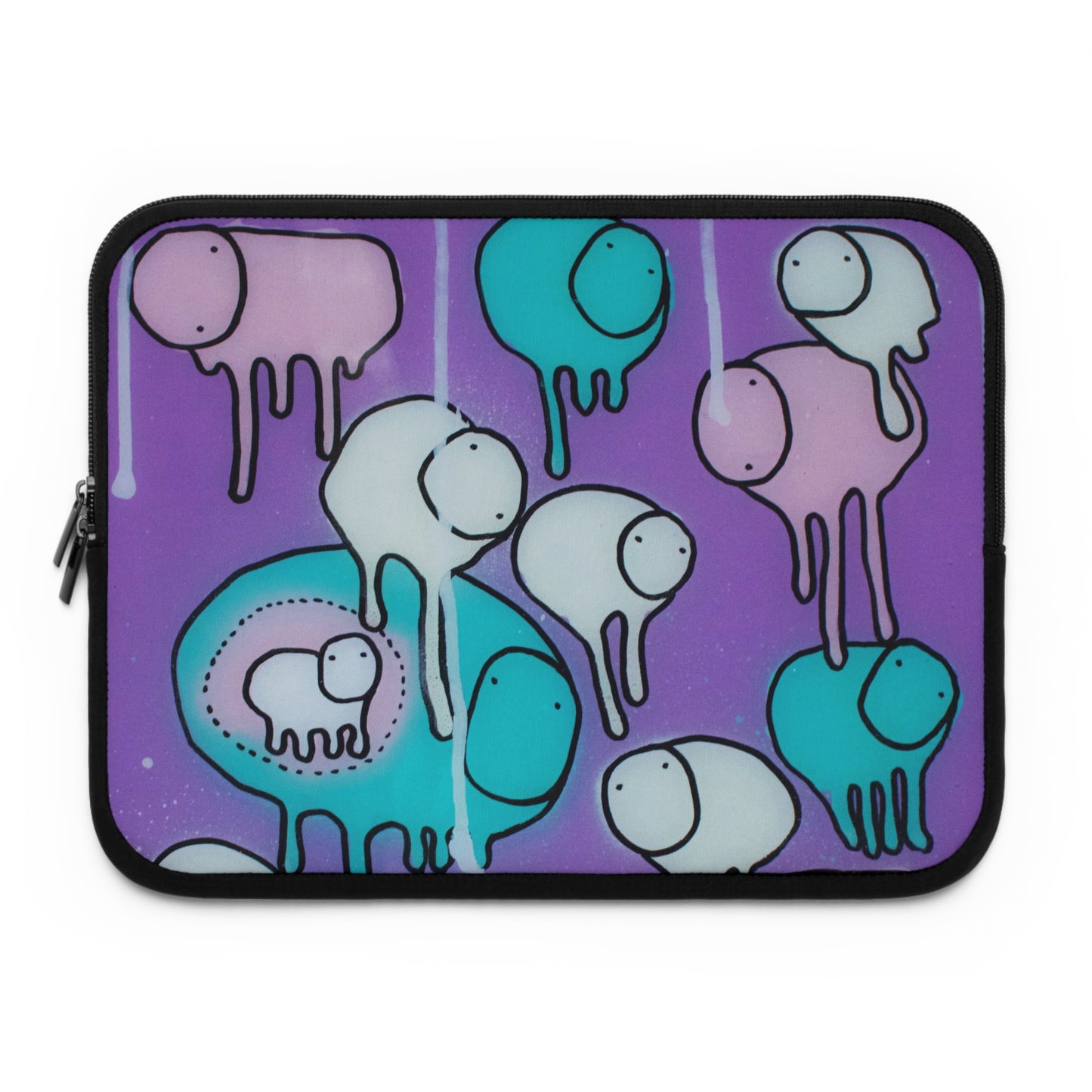 RAINING COWS "Yellow Interference" Laptop Sleeve