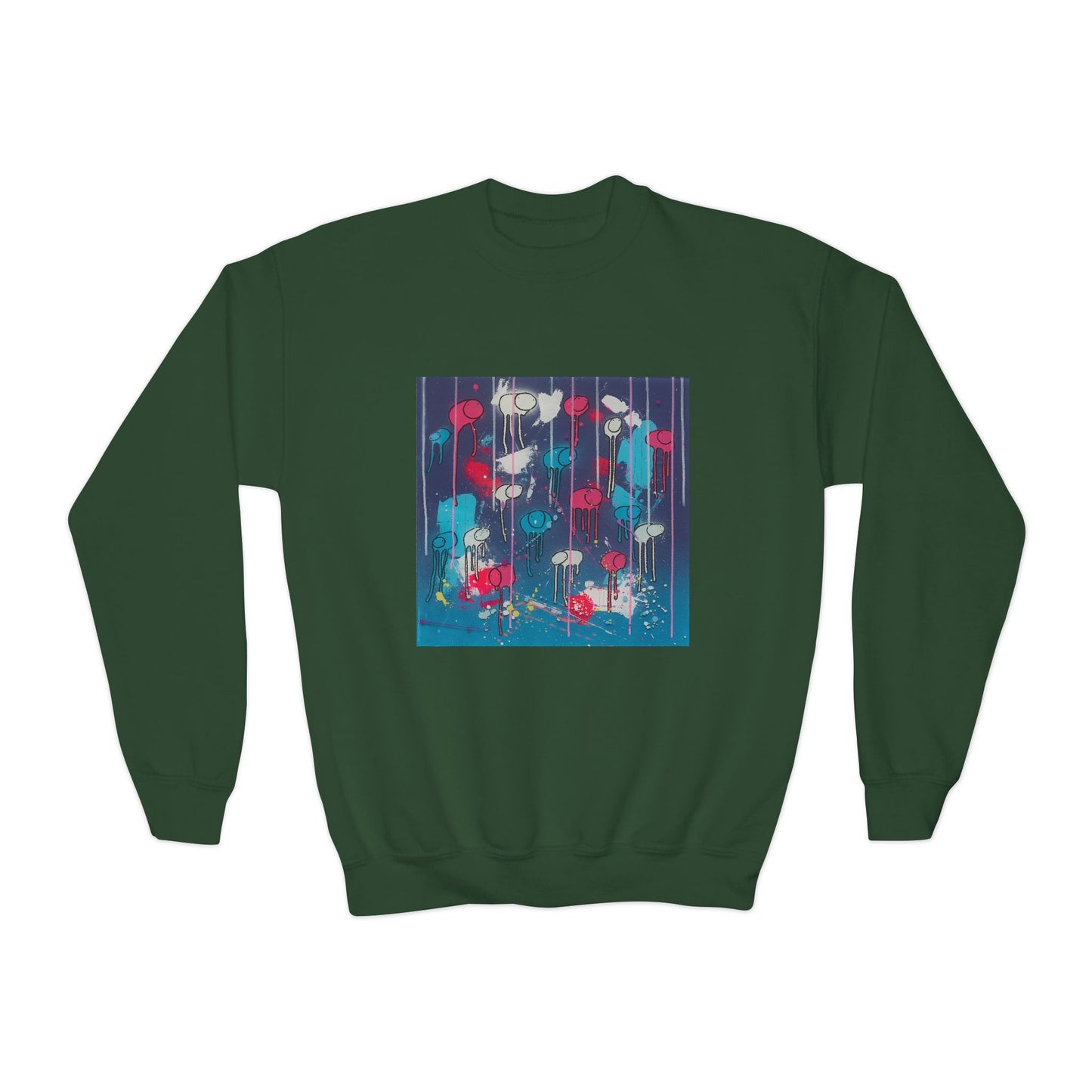 RAINING COWS "Ocean Night Fall" Kids Sweatshirt