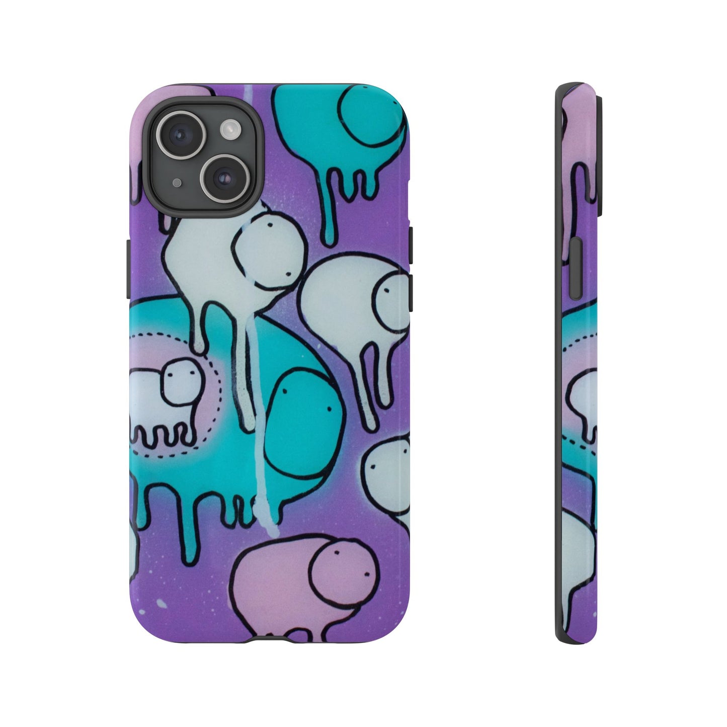 RAINING COWS "Yellow Interference" Phone Case
