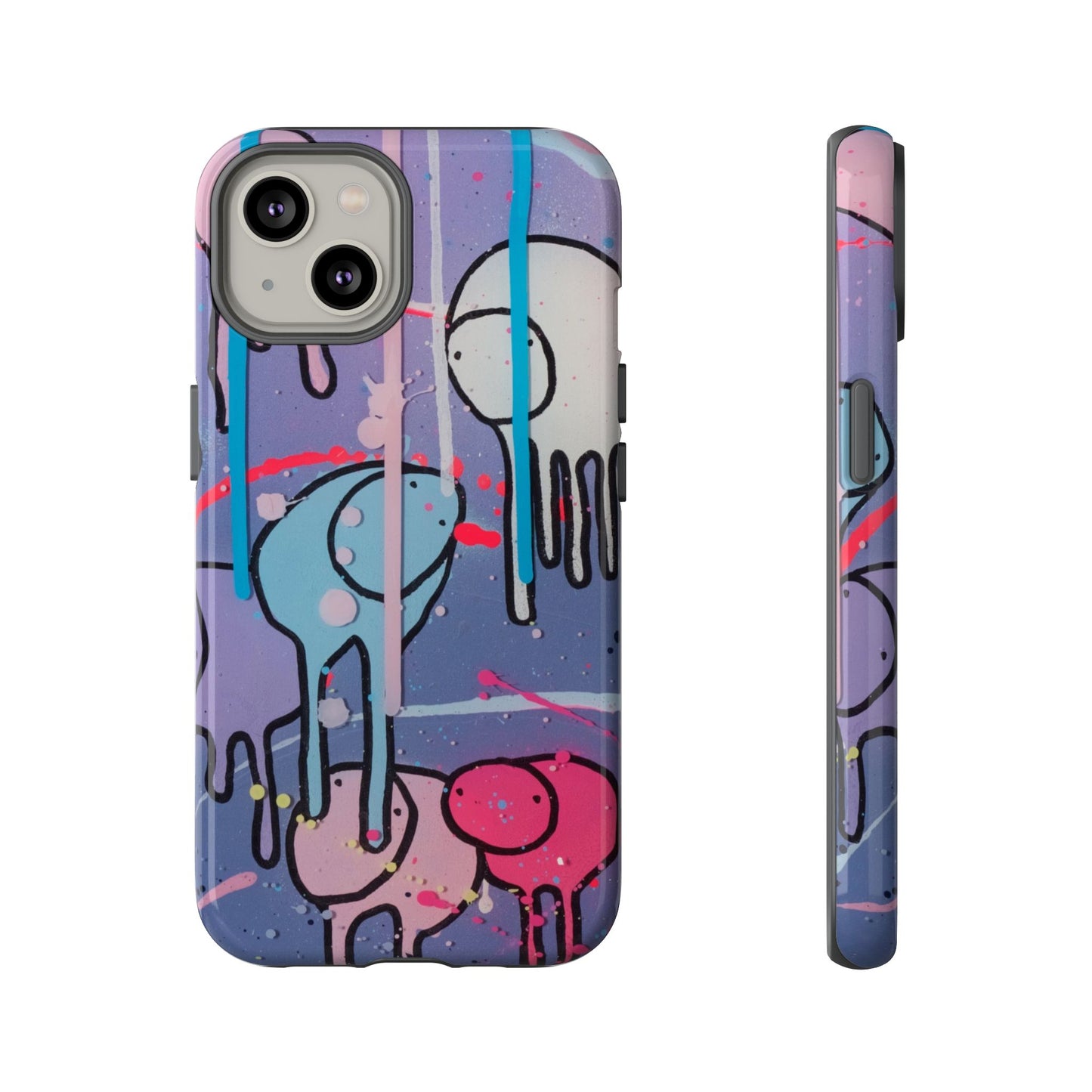 RAINING COWS "Purple Alley Streets" Phone Case