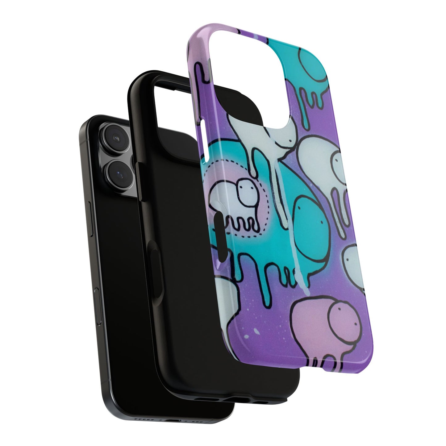 RAINING COWS "Yellow Interference" Phone Case