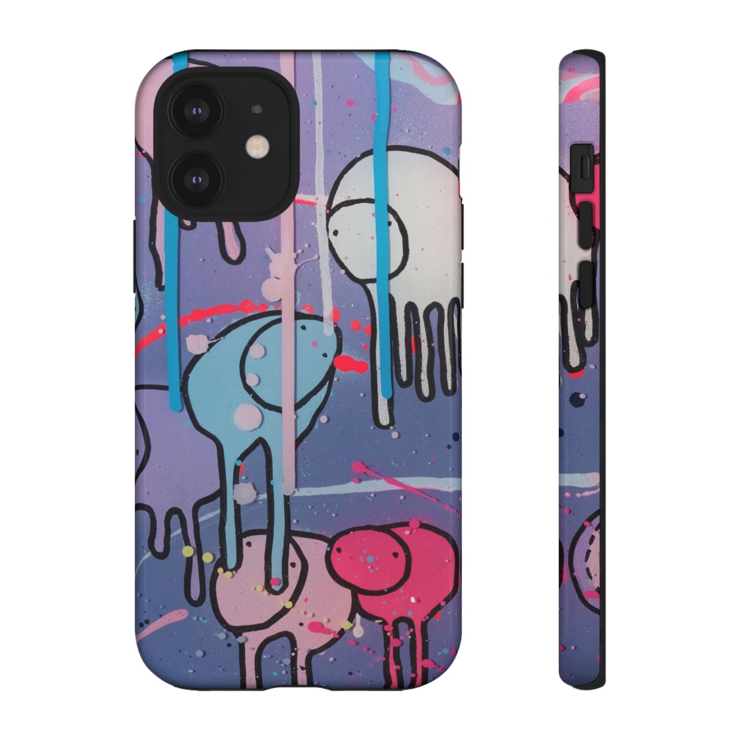 RAINING COWS "Purple Alley Streets" Phone Case