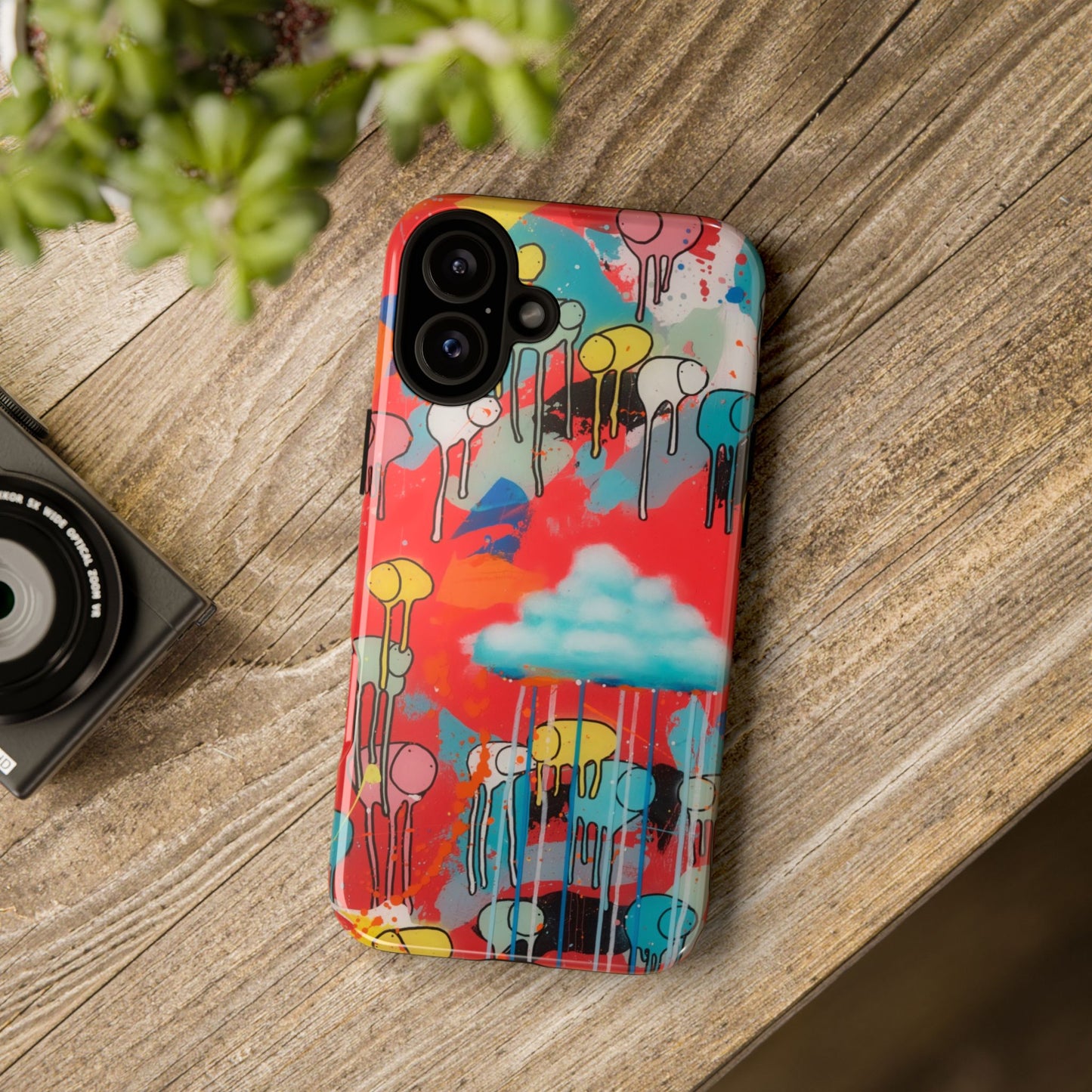 RAINING COWS "Rainbow After the Storm" Phone Case
