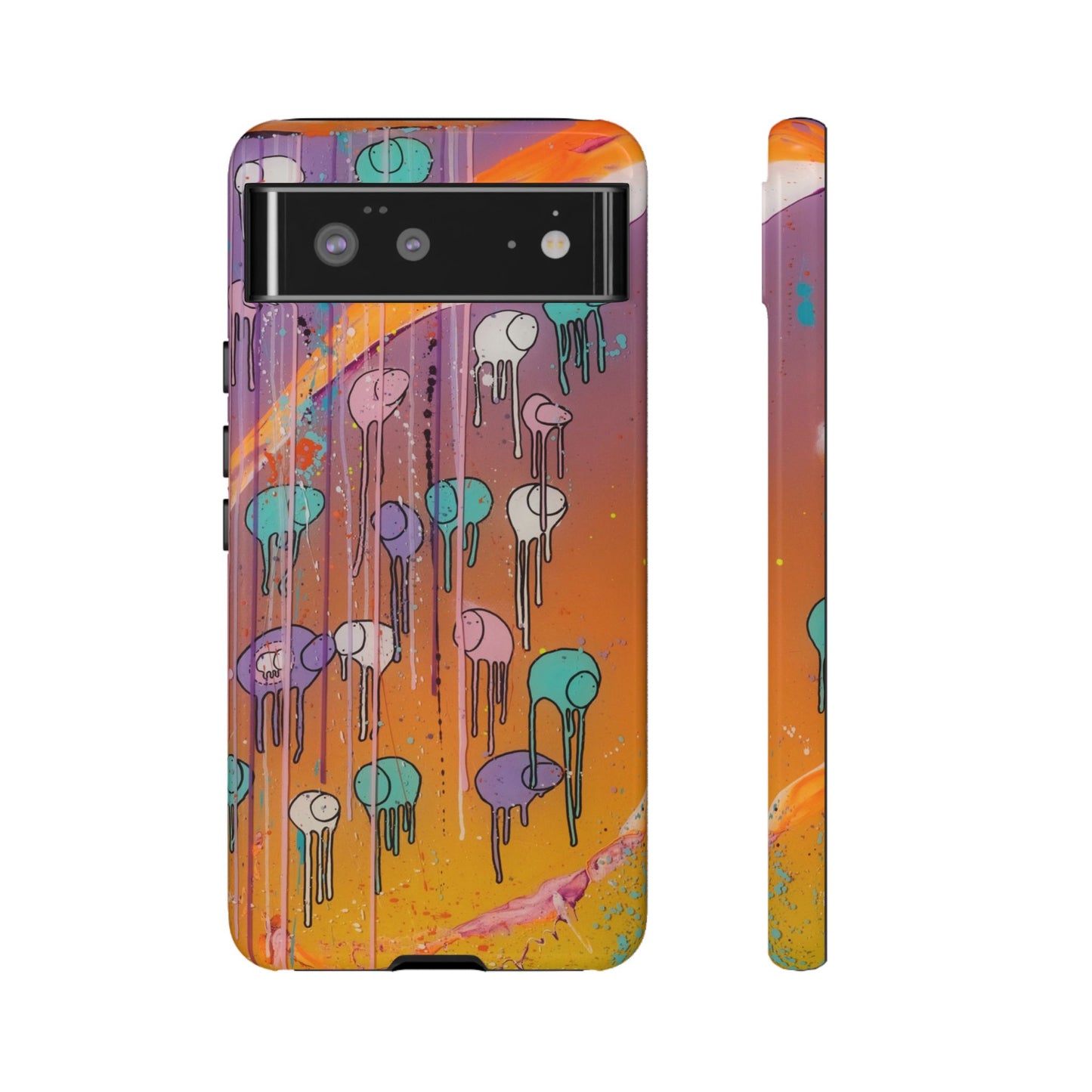 RAINING COWS "Purple Sunset with a Yellow Twist" Phone Case