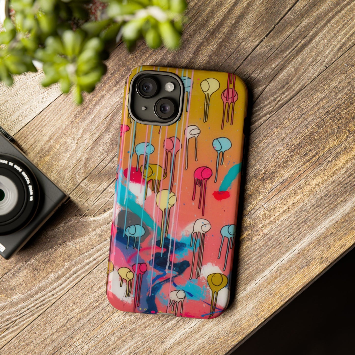RAINING COWS "Bubble Gum Sun" Phone Case