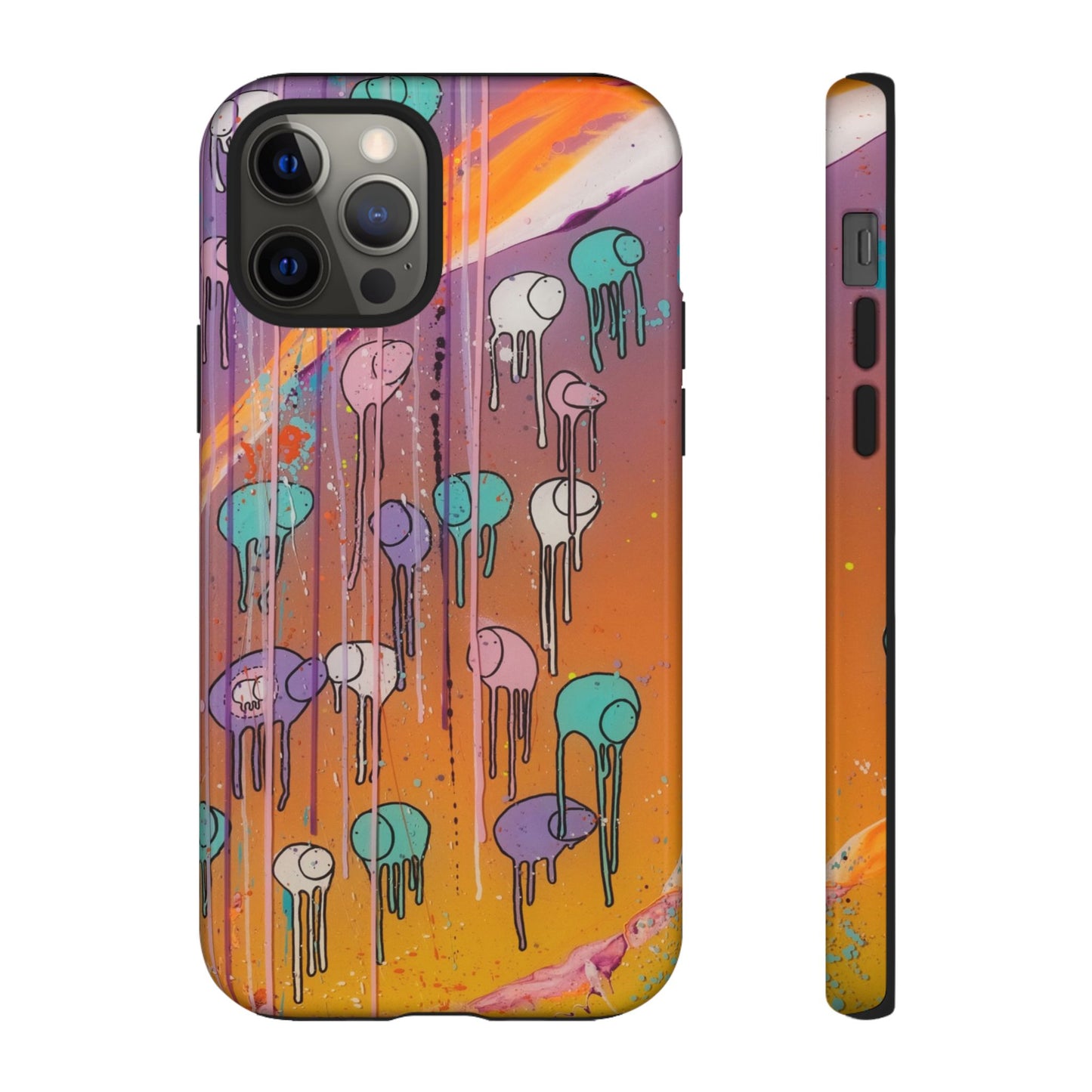 RAINING COWS "Purple Sunset with a Yellow Twist" Phone Case