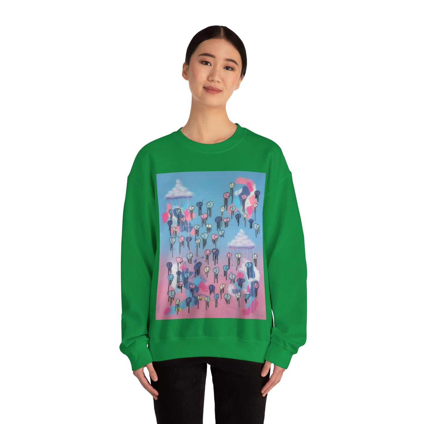 RAINING COWS "Sky Blossom" Sweatshirt