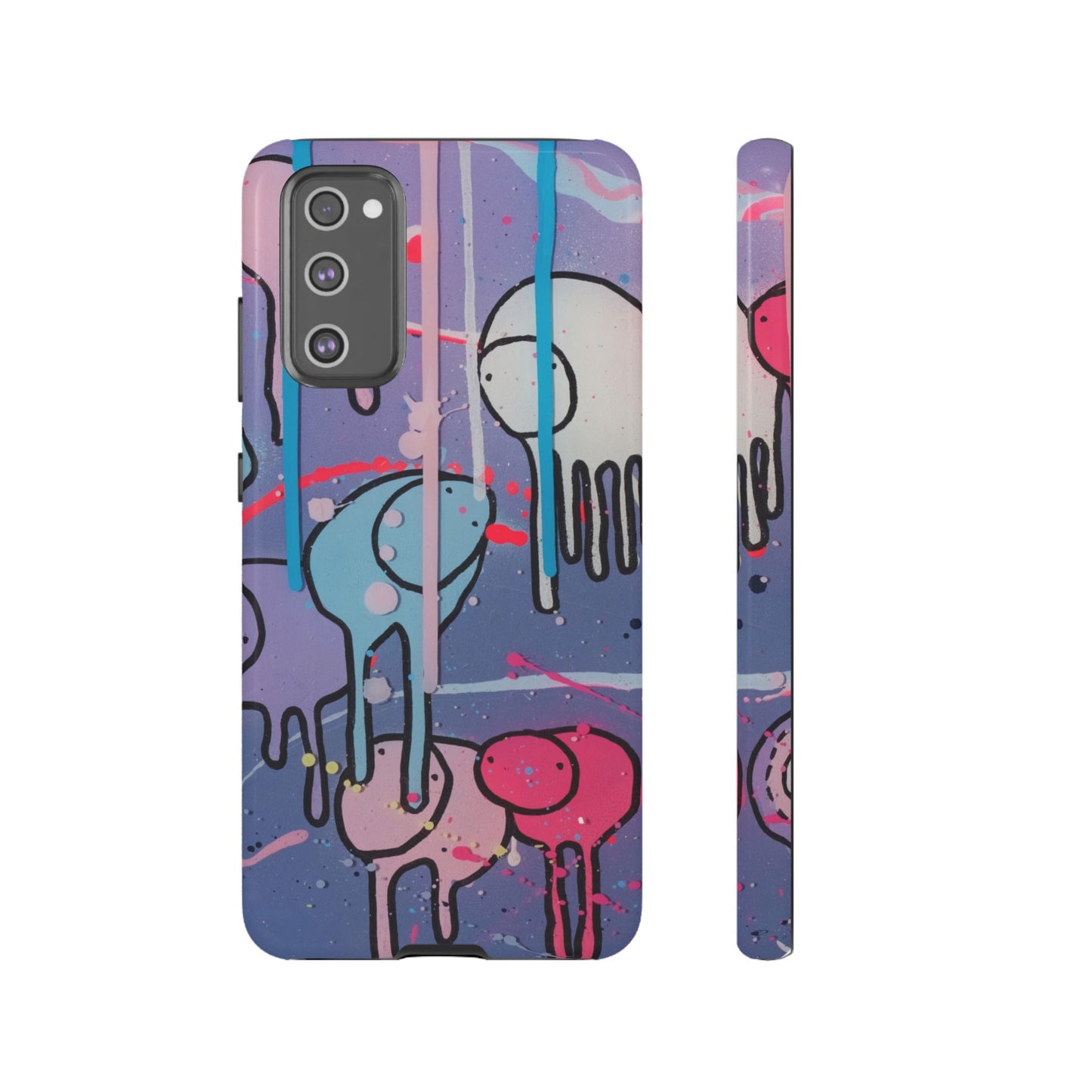 RAINING COWS "Purple Alley Streets" Phone Case
