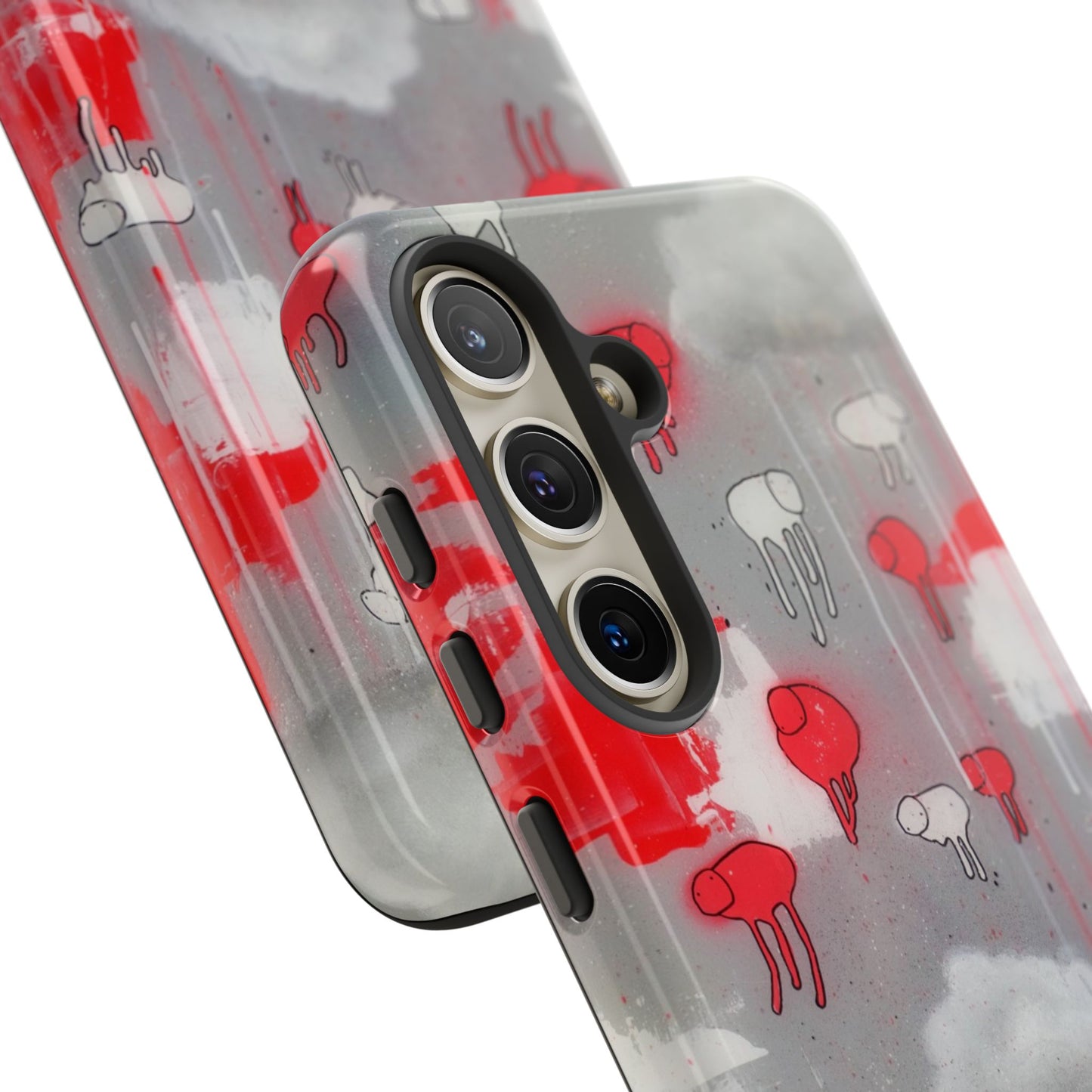 RAINING COWS "Red Falls Night" Phone Case