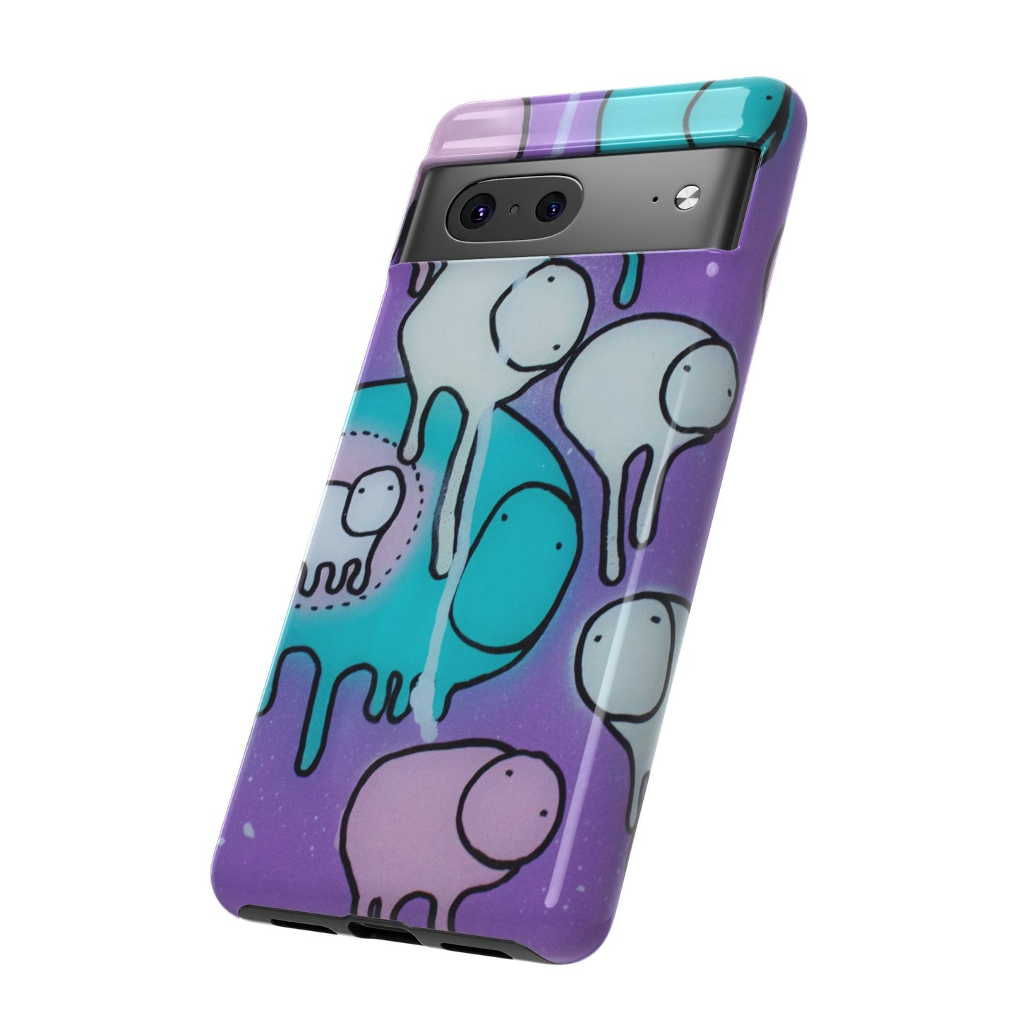 RAINING COWS "Yellow Interference" Phone Case
