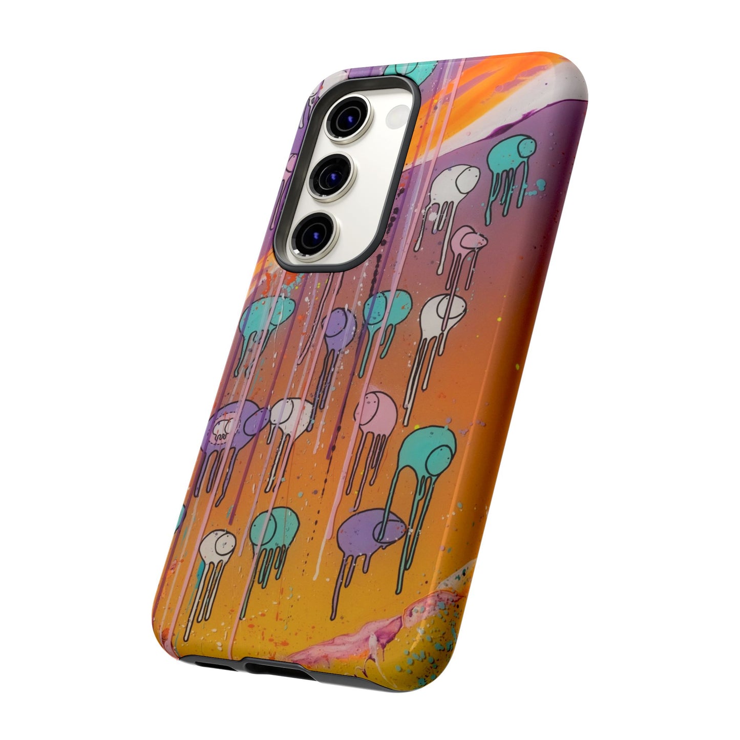 RAINING COWS "Purple Sunset with a Yellow Twist" Phone Case