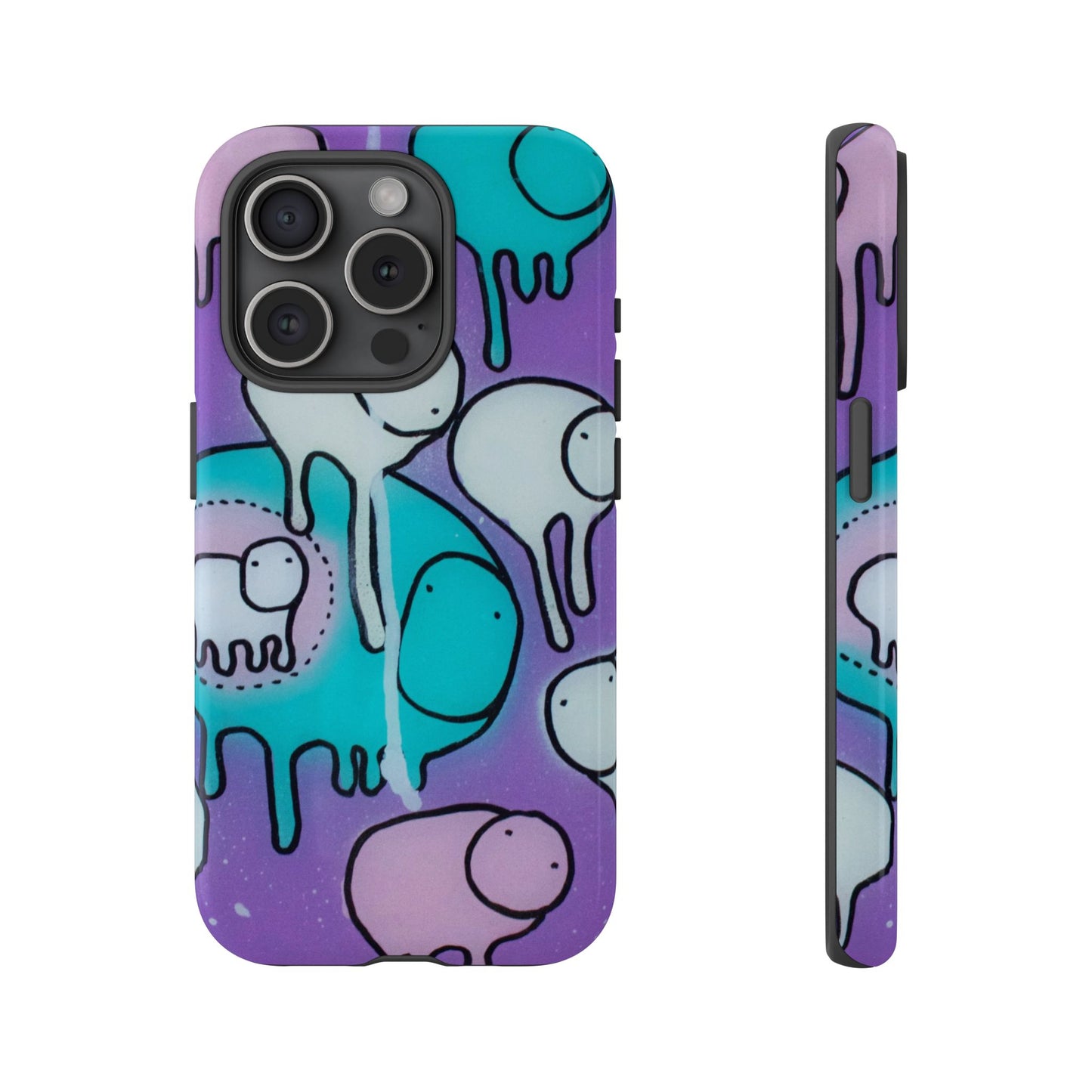RAINING COWS "Yellow Interference" Phone Case