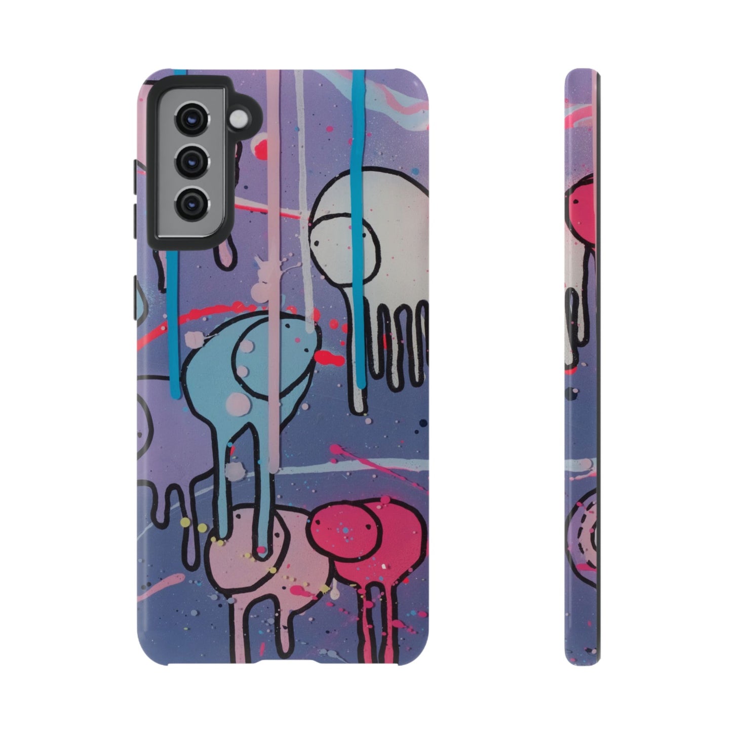 RAINING COWS "Purple Alley Streets" Phone Case