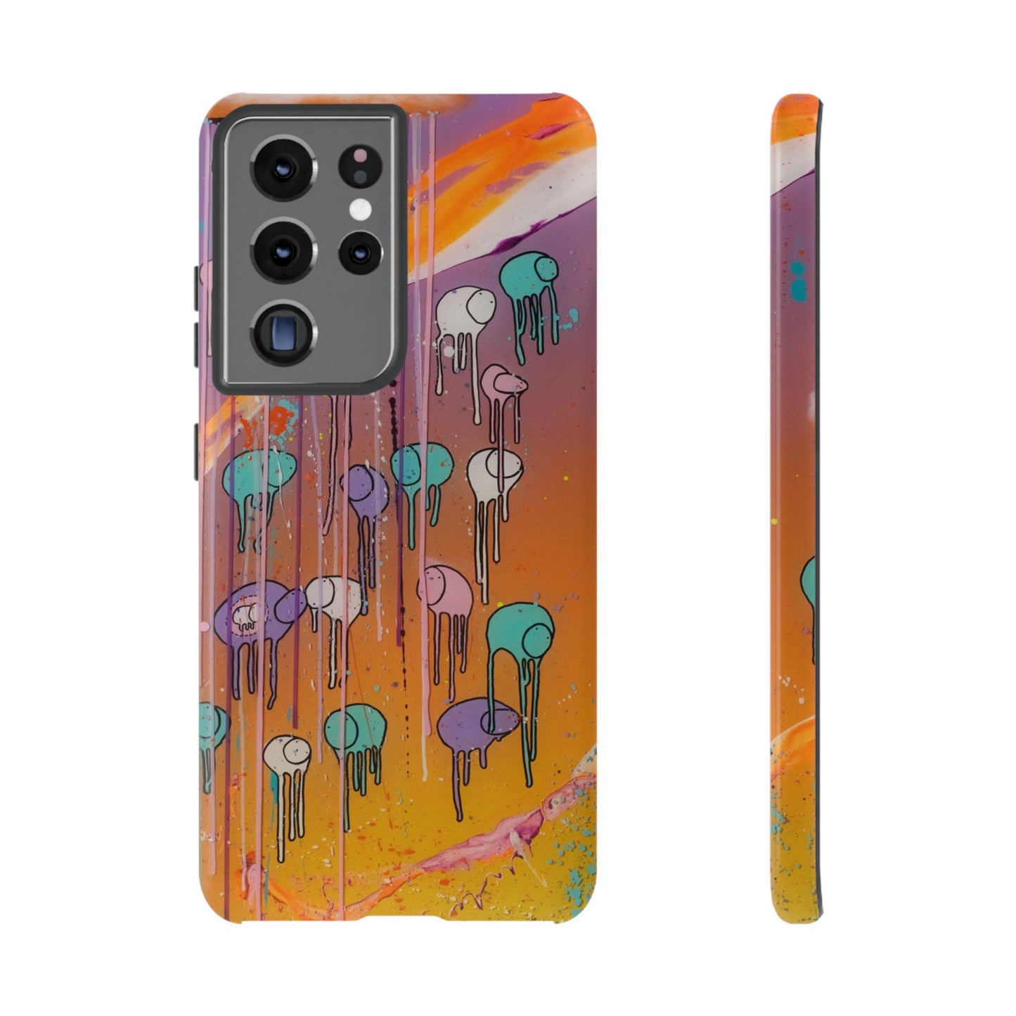 RAINING COWS "Purple Sunset with a Yellow Twist" Phone Case