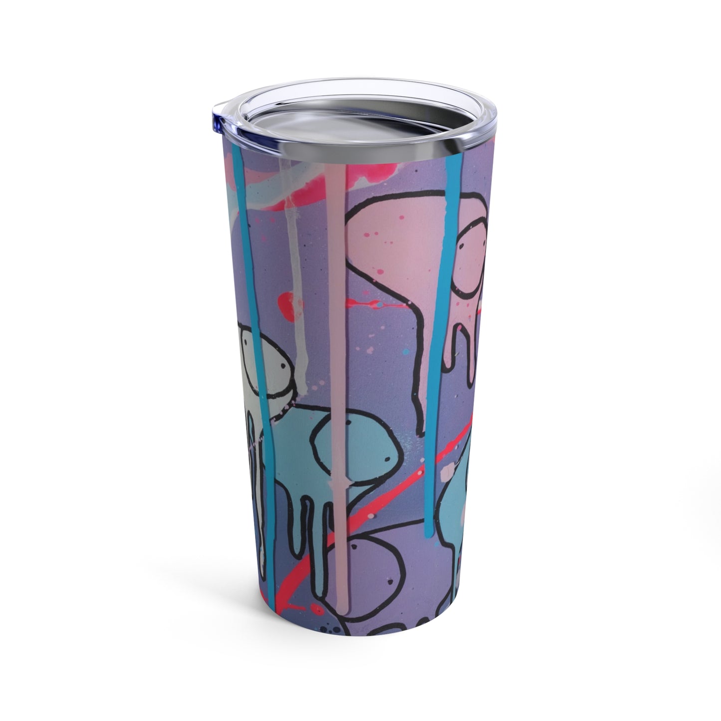 RAINING COWS "Purple Alley Street" Tumbler
