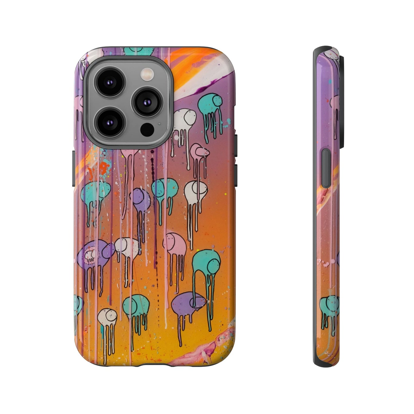 RAINING COWS "Purple Sunset with a Yellow Twist" Phone Case