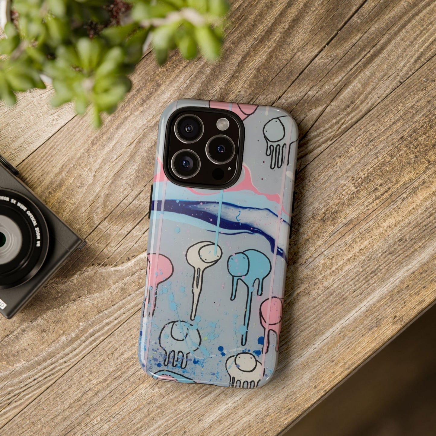 RAINING COWS "Silver Surfer" Phone Case