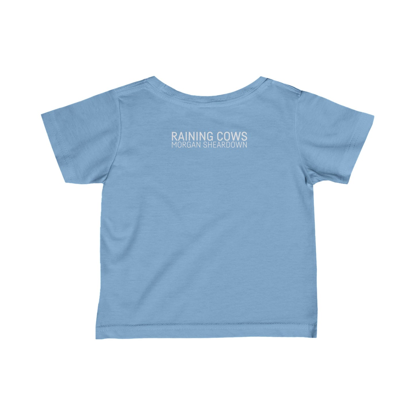 RAINING COWS "Yellow Interference" Infant Tee