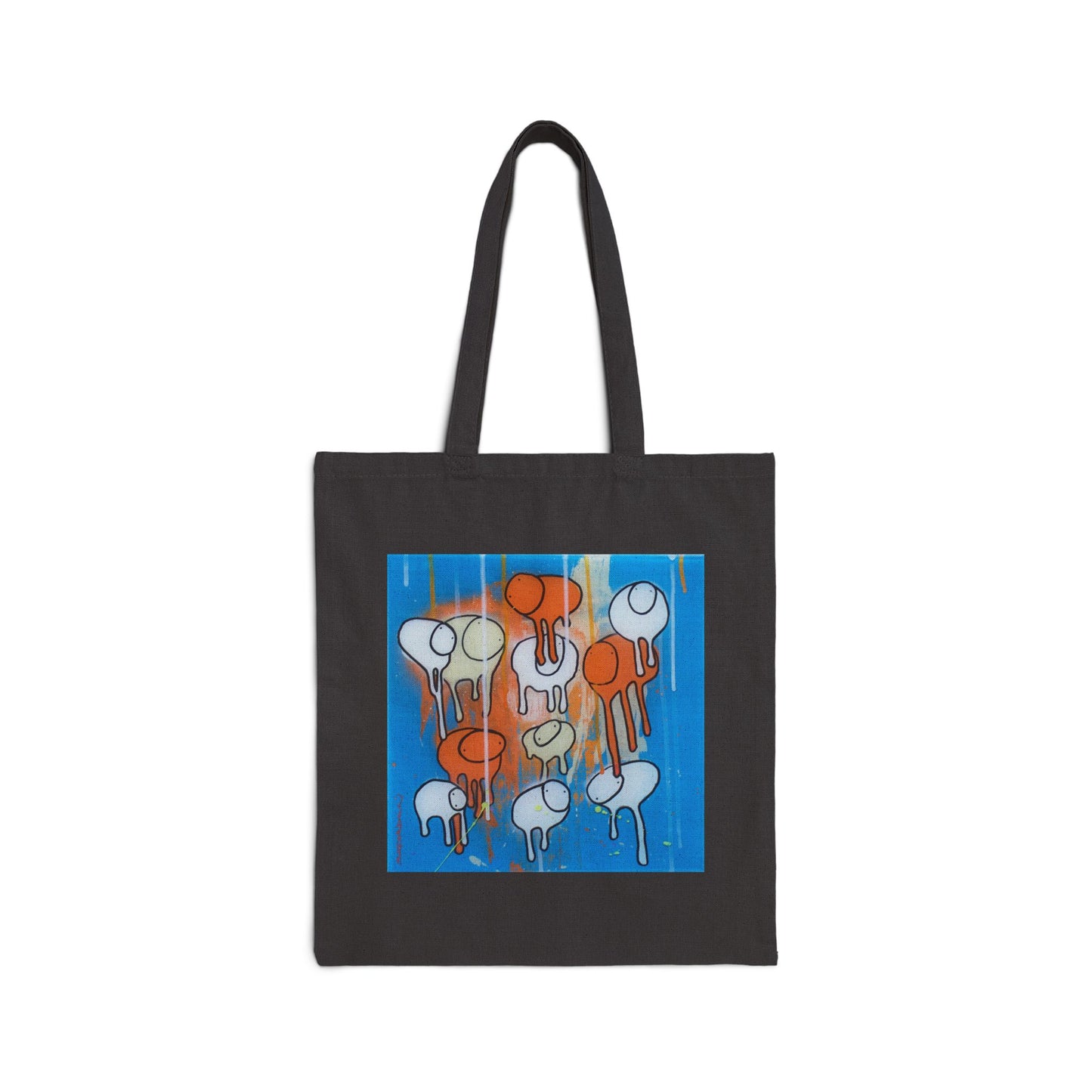 RAINING COWS "Blue Oranges" Tote Bag