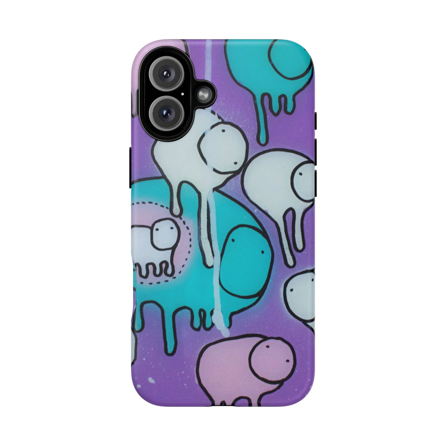 RAINING COWS "Yellow Interference" Phone Case