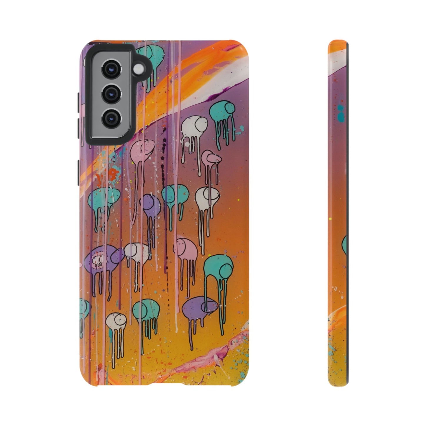 RAINING COWS "Purple Sunset with a Yellow Twist" Phone Case