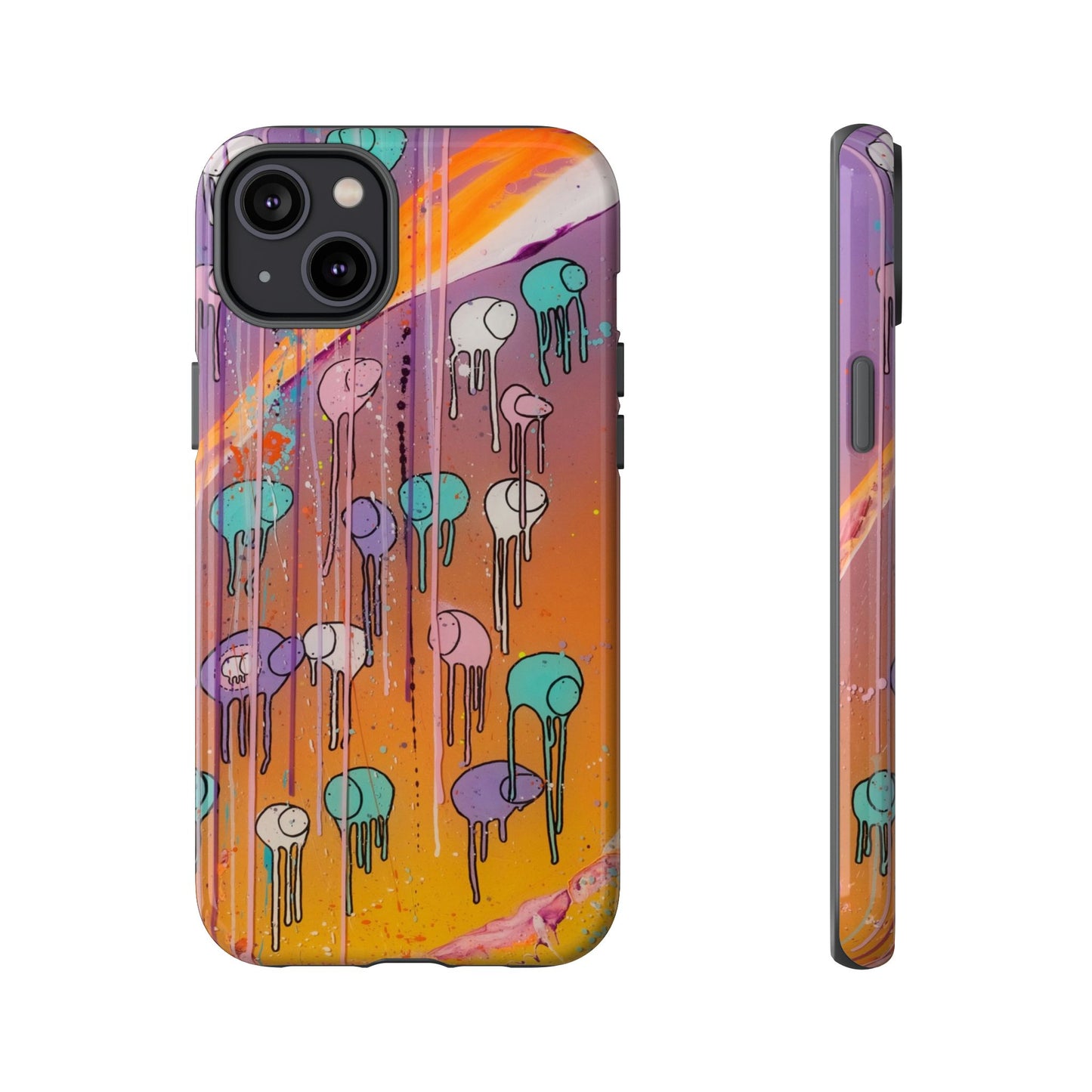RAINING COWS "Purple Sunset with a Yellow Twist" Phone Case
