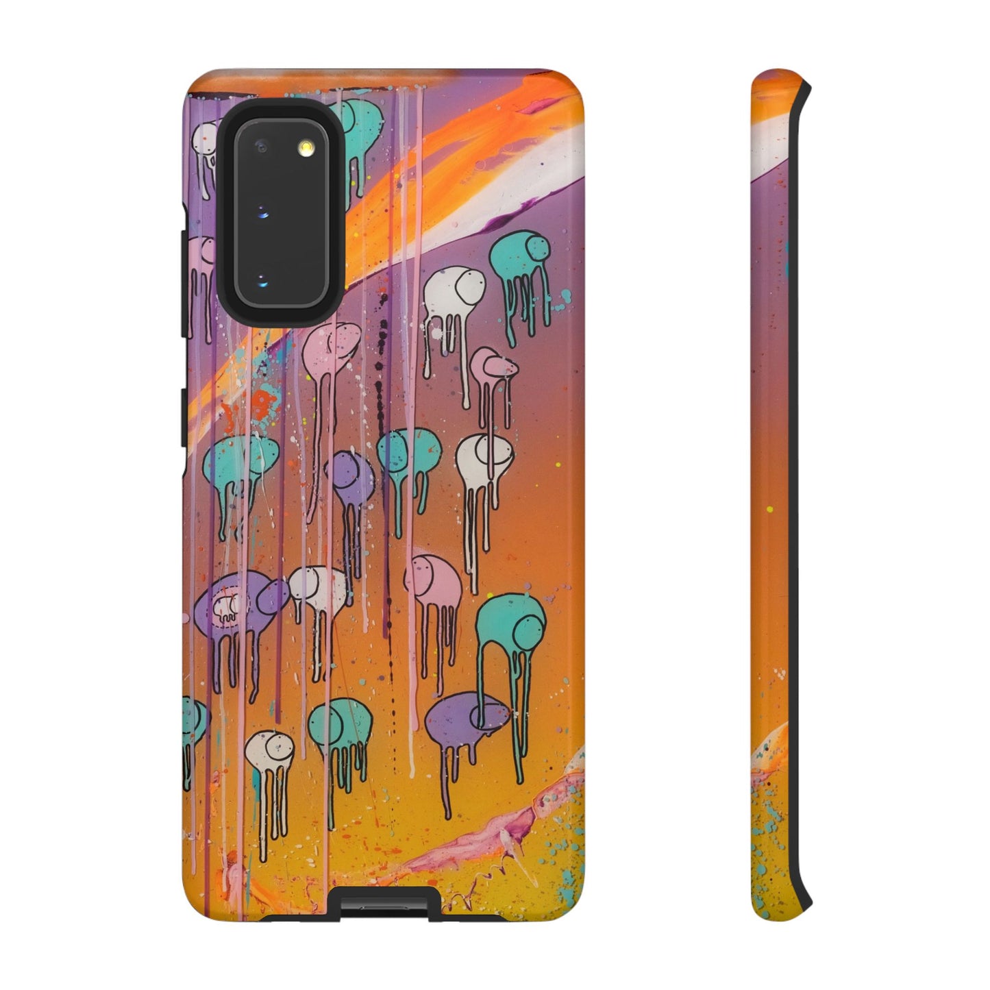 RAINING COWS "Purple Sunset with a Yellow Twist" Phone Case