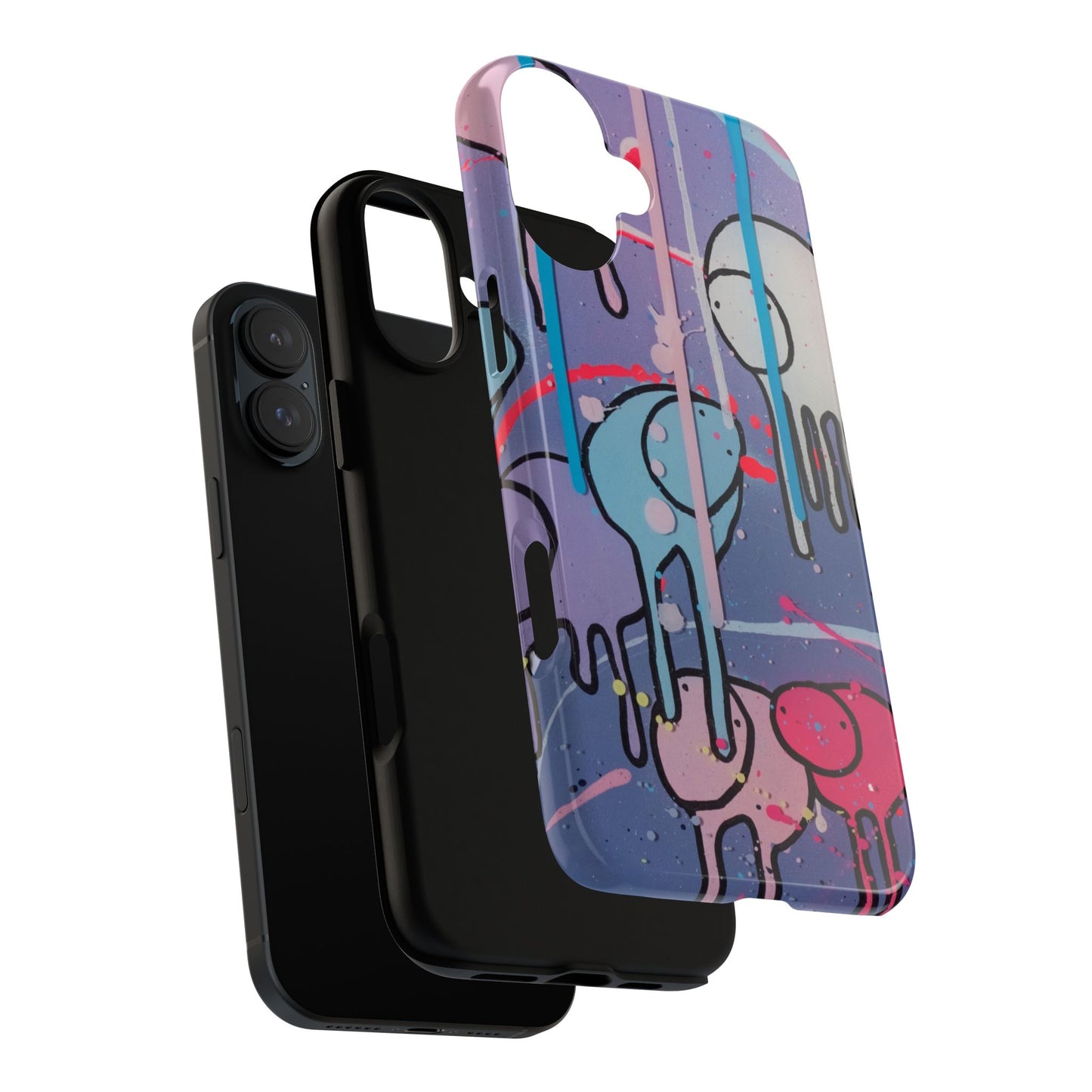 RAINING COWS "Purple Alley Streets" Phone Case