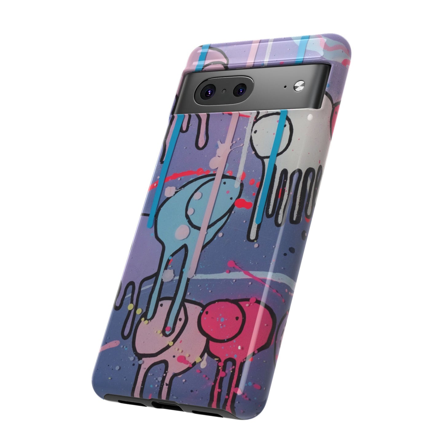 RAINING COWS "Purple Alley Streets" Phone Case