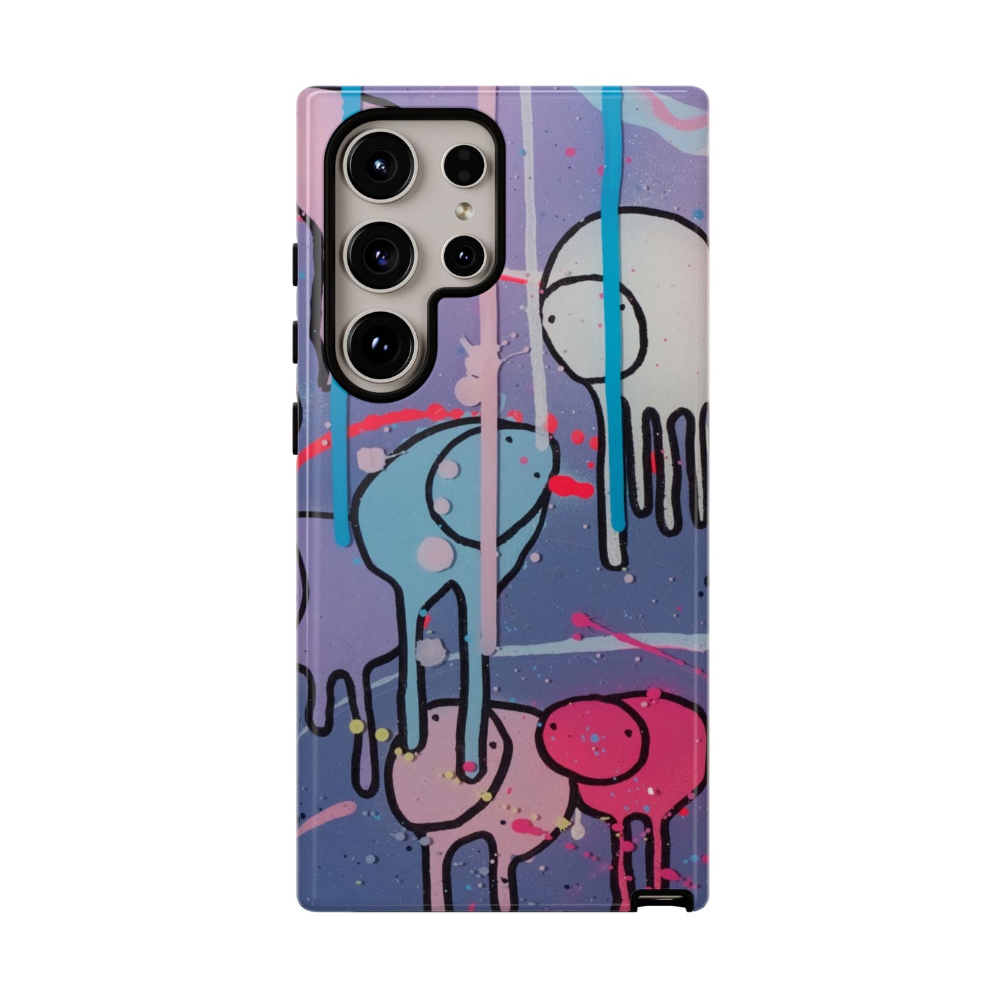 RAINING COWS "Purple Alley Streets" Phone Case