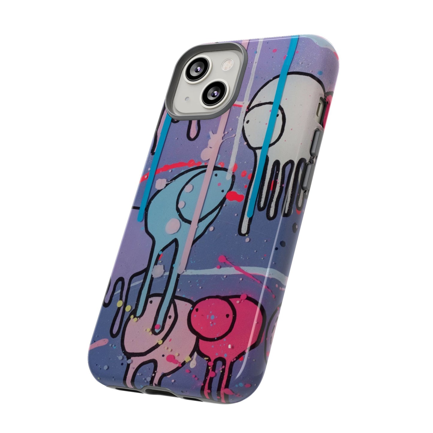 RAINING COWS "Purple Alley Streets" Phone Case