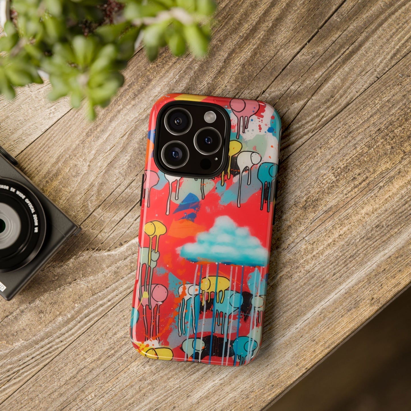 RAINING COWS "Rainbow After the Storm" Phone Case